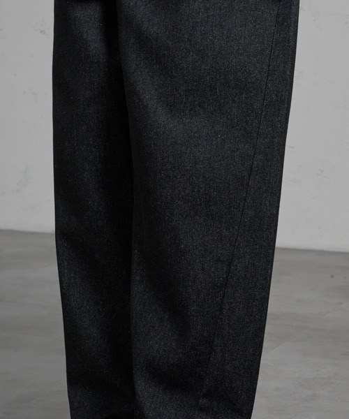 kutir（クティール）の「CURVED PAINTER WIDE DENIM PANTS／カーブペインターワイドデニムパンツ（デニムパンツ・メンズ・グレー/ブラック/カーキ/インディゴブルー・SMALL/MEDIUM/LARGE）」の18枚目の写真