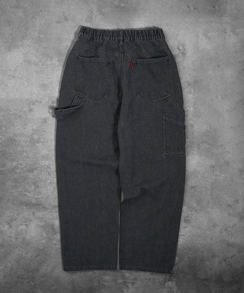 セール】CURVED PAINTER WIDE DENIM PANTS／カーブペインター