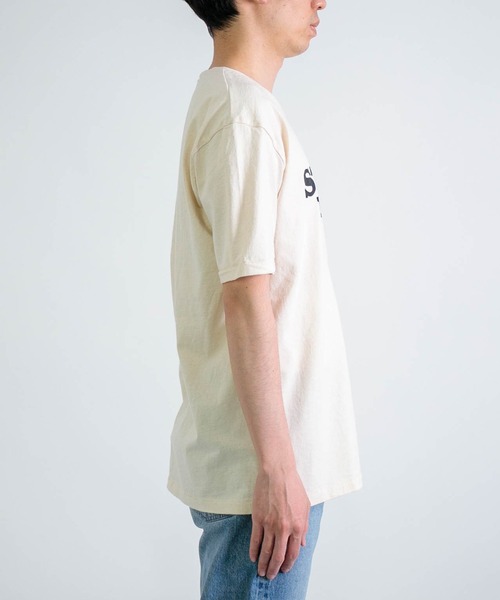 美品❗️plage MIXTA/ミクスタ Tシャツ アイボリー セール】[Mixta] mens / MIXTIGER（Tシャツ/カットソー）｜MIXTA