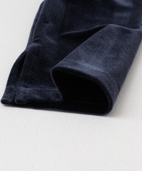 URBAN RESEARCH ROSSO WOMEN(アーバンリサーチ ロッソ)の「『WEB限定』ベロアドッキングワンピース(ワンピース・レディース・ブラック系その他/ブルー系その他・FREE)」の9枚目の写真