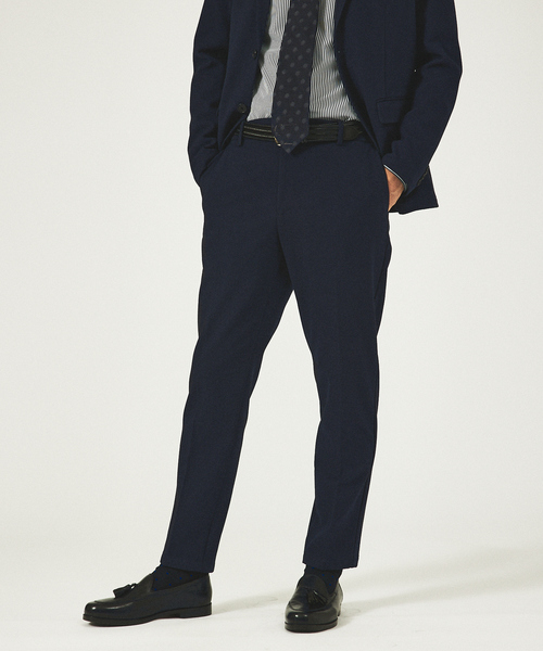 ABAHOUSE GRAY(アバハウスグレイ)の「【セットアップ対応】カシミヤタッチ ピーチ起毛 ストレッチ スラックスパンツ(スラックス・メンズ・ブラック/ネイビー/グレー/グレイッシュベージュ・44/50/48/46)」の4枚目の写真