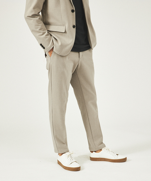 ABAHOUSE GRAY(アバハウスグレイ)の「【セットアップ対応】カシミヤタッチ ピーチ起毛 ストレッチ スラックスパンツ(スラックス・メンズ・ブラック/ネイビー/グレー/グレイッシュベージュ・44/50/48/46)」の3枚目の写真