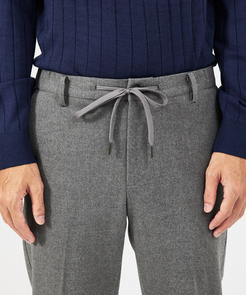 ABAHOUSE GRAY(アバハウスグレイ)の「【セットアップ対応】カシミヤタッチ ピーチ起毛 ストレッチ スラックスパンツ(スラックス・メンズ・ブラック/ネイビー/グレー/グレイッシュベージュ・44/50/48/46)」の15枚目の写真