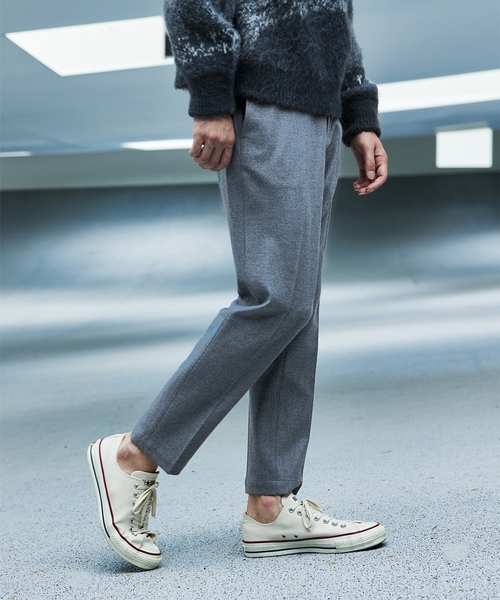 ABAHOUSE GRAY(アバハウスグレイ)の「【セットアップ対応】カシミヤタッチ ピーチ起毛 ストレッチ スラックスパンツ(スラックス・メンズ・ブラック/ネイビー/グレー/グレイッシュベージュ・44/50/48/46)」の18枚目の写真