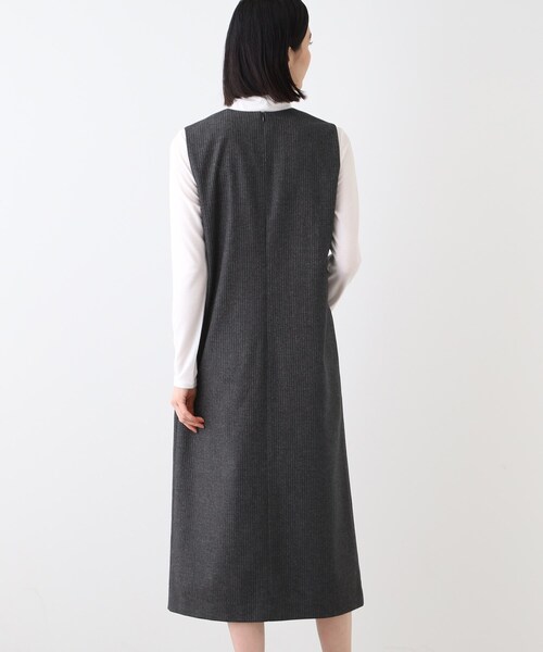 JAMES PERSE コットンポリエステル リブタンクドレス JAMES PERSE コットンポリエステル リブタンクドレス