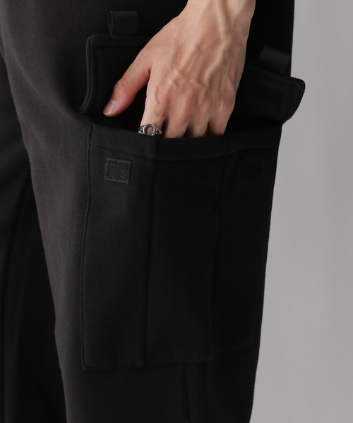 DISCUS（ディスカス）の「【DISCUS/ディスカス】ヘビーウエイトコットン/スウェットイージーカーゴパンツ（スウェットパンツ・メンズ・オフホワイト/ブラック・FREE）」の17枚目の写真