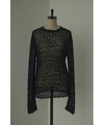 BLACK BY MOUSSY | loop yarn knit tops(ループヤーンニットトップス)(ニット/セーター)