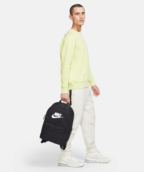 NIKE(ナイキ)の「ナイキ ヘリテージ バックパック (25L) / Nike Heritage Backpack (25L) DC4244-010 Black(バックパック/リュック・メンズ・ブラック・ONE SIZE)」の8枚目の写真