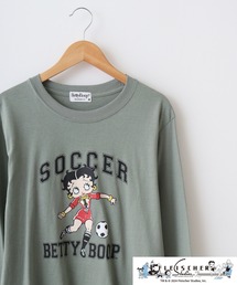 BETTY BOOP｜ベティ・ブープのTシャツ/カットソー（グリーン・カーキ 