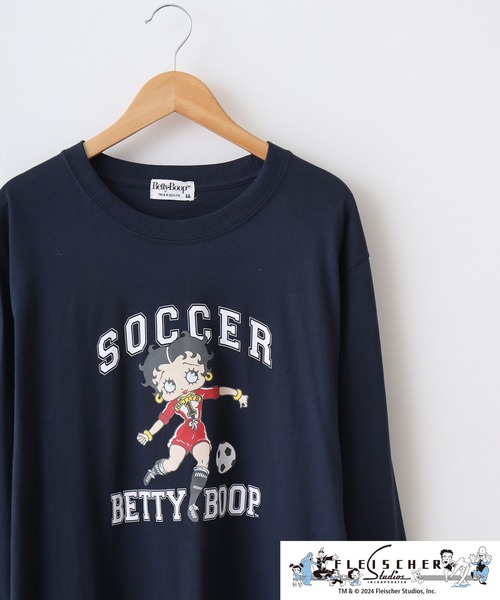 Betty Boop（TM）長袖Tシャツ（Tシャツ/カットソー）｜BETTY