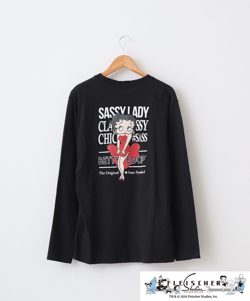 Betty Boop（TM）長袖Tシャツ（Tシャツ/カットソー）｜BETTY