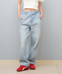 ELEMENT/エレメント ワイドデニムパンツ ユニセックス BF023-707