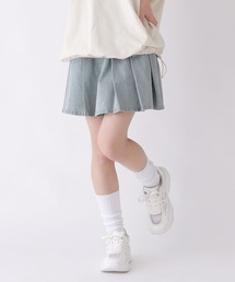 repipi armario（レピピ アルマリオ）の「デニムプリーツスカート（デニムスカート・キッズ）」