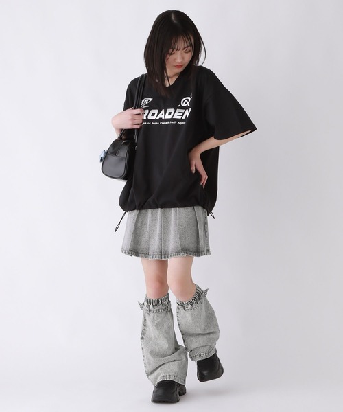 repipi armario（レピピ アルマリオ）の「デニムプリーツスカート（デニムスカート・キッズ・グレー/ブラック/ブルー・SMALL/LARGE/MEDIUM）」の10枚目の写真