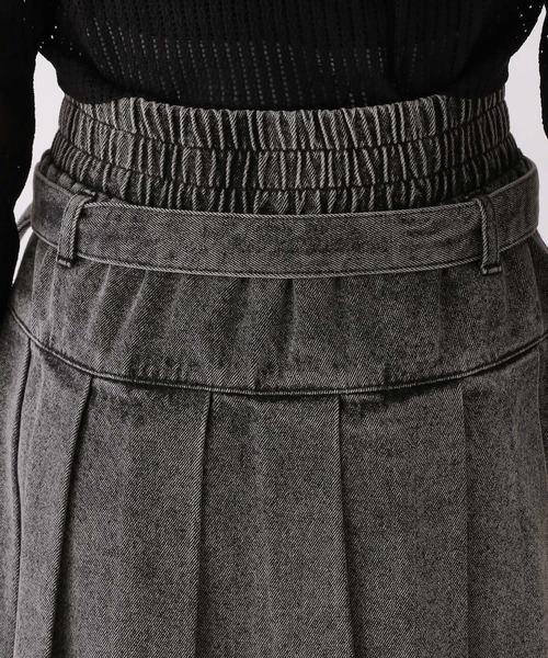 repipi armario（レピピ アルマリオ）の「デニムプリーツスカート（デニムスカート・キッズ・グレー/ブラック/ブルー・SMALL/LARGE/MEDIUM）」の20枚目の写真