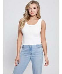 Guess | ECO Triangle Bling Ribbed Tank タンクトップ(タンクトップ)