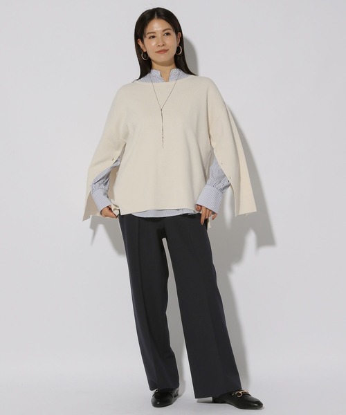 Elura（エルーラ）の「＜セットアップ対応＞毛玉しらずケープ風