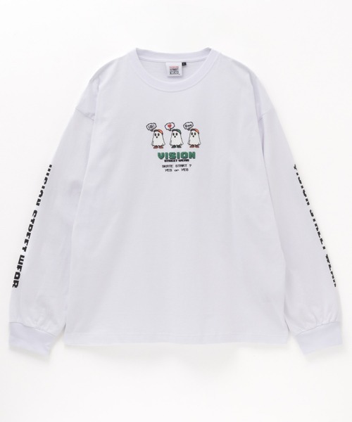 VISION STREET WEAR(ヴィジョンストリートウェア)の「【VISION STREET WEAR 】ゴースト長袖Tシャツ(Tシャツ/カットソー・メンズ・ホワイト系2/ホワイト系1/ブラック系2/ライトグレー系1/ライトグレー系2/ブラック系1・L/M)」の7枚目の写真