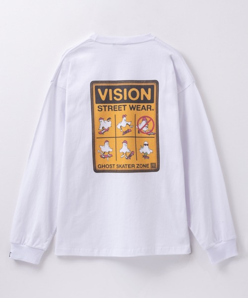 VISION STREET WEAR(ヴィジョンストリートウェア)の「【VISION STREET WEAR 】ゴースト長袖Tシャツ(Tシャツ/カットソー・メンズ・ホワイト系2/ホワイト系1/ブラック系2/ライトグレー系1/ライトグレー系2/ブラック系1・L/M)」の10枚目の写真