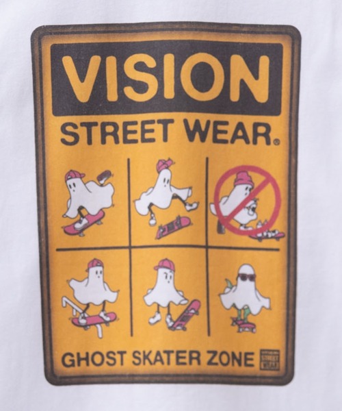 VISION STREET WEAR(ヴィジョンストリートウェア)の「【VISION STREET WEAR 】ゴースト長袖Tシャツ(Tシャツ/カットソー・メンズ・ホワイト系2/ホワイト系1/ブラック系2/ライトグレー系1/ライトグレー系2/ブラック系1・L/M)」の12枚目の写真