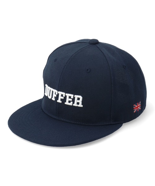The DUFFER of ST.GEORGE（ザダファーオブセントジョージ）の「DUFFER ORIGINAL FLAT VISOR CAP：フラットバイザー キャップ（キャップ・メンズ・ネイビー/ブラック/アイボリー/グレー・F）」の9枚目の写真