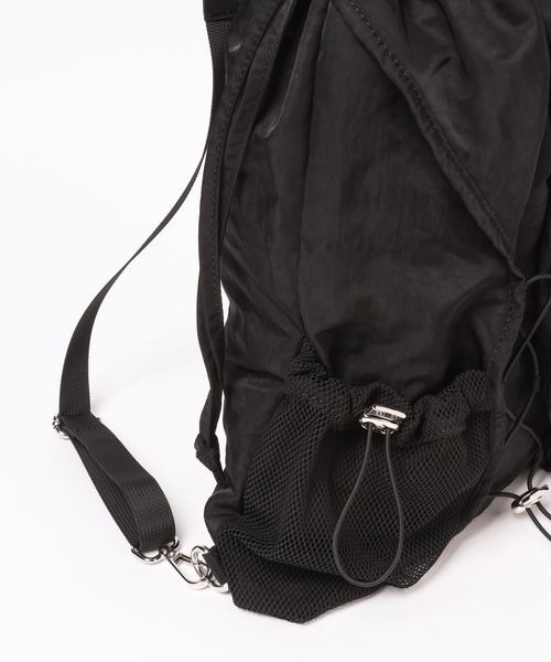 PAGEBOY（ページボーイ）の「2WAYライトリュック（バックパック/リュック・レディース・ブラック/シルバー・FREE）」の6枚目の写真