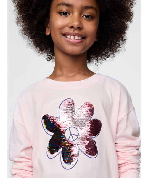 【SPORTMAX】KIBBUTZ スパンコール Tシャツ セール】オーバーサイズ フリッピー 変身スパンコール