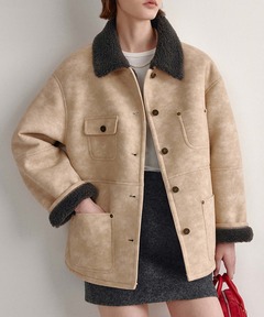 Rip mink coat リップミンクコート（その他アウター）｜Muel Chic