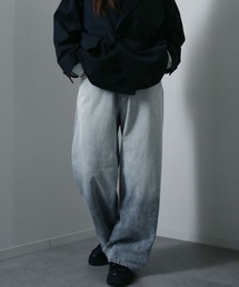 Nilway（ニルウェイ）の「ケミカル ヴィンテージ メイク スラブバギー グランジ デニムパンツ（デニムパンツ）」