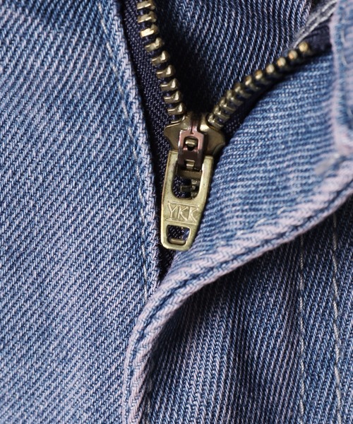 NILWAY（ニルウェイ）の「ケミカル ヴィンテージ メイク スラブバギー グランジ デニムパンツ（デニムパンツ・メンズ・ブラウン/ピンク/ブルー系/ブラック系/オリーブ系/オリーブ・X-LARGE/MEDIUM/SMALL/LARGE）」の14枚目の写真