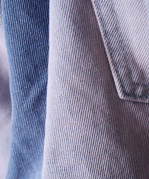 NILWAY（ニルウェイ）の「ケミカル ヴィンテージ メイク スラブバギー グランジ デニムパンツ（デニムパンツ・メンズ・ブラウン/ピンク/ブルー系/ブラック系/オリーブ系/オリーブ・X-LARGE/MEDIUM/SMALL/LARGE）」の19枚目の写真