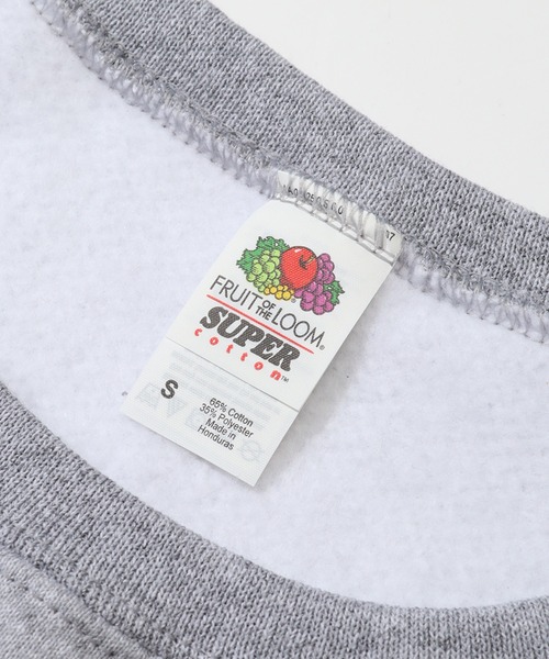 FRUIT OF THE LOOM(フルーツオブザルーム)の「【FRUIT OF THE LOOM/フルーツオブザルーム】SUPER COTTON SWEAT SHIRT/スーパーコットン クルーネック スウェット(スウェット・メンズ・ブラック/ネイビー/杢グレー・XL/L/M/S)」の14枚目の写真