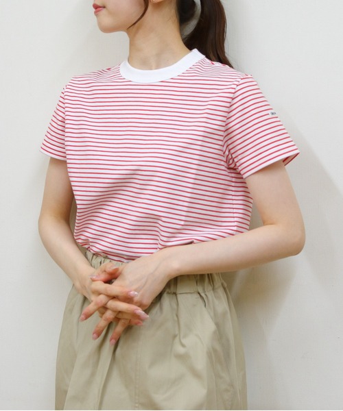 セール】ORCIVAL/オーシバル クルーネックショートスリーブプル