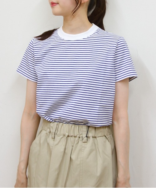 セール】ORCIVAL/オーシバル クルーネックショートスリーブプル