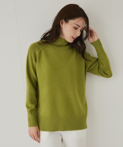 【セール】リブ切替ハイネックニット（ニット/セーター）｜Jayro（ジャイロ）
