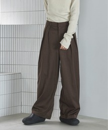 feepur(フェピュール)の【4size展開/セットアップ可】ダブルタックワイドスラックス(スラックス)