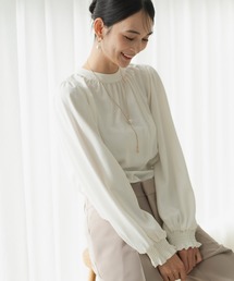 CELEN（セレン）の「【オフィスカジュアル 洗濯可】バルーン袖とろみブラウス 長袖（シャツ/ブラウス）」