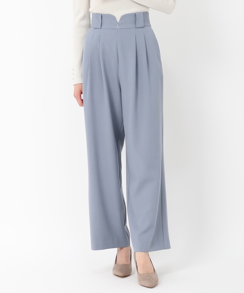 MISCH MASCH（ミッシュマッシュ）の「チェーンリボンベルト付きワイドパンツ（その他パンツ・レディース・ブルー/アイボリー/ライトグレー・S/M）」の17枚目の写真