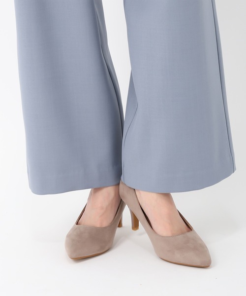 MISCH MASCH（ミッシュマッシュ）の「チェーンリボンベルト付きワイドパンツ（その他パンツ・レディース・ブルー/アイボリー/ライトグレー・S/M）」の15枚目の写真