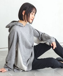 裏毛切替パーカー