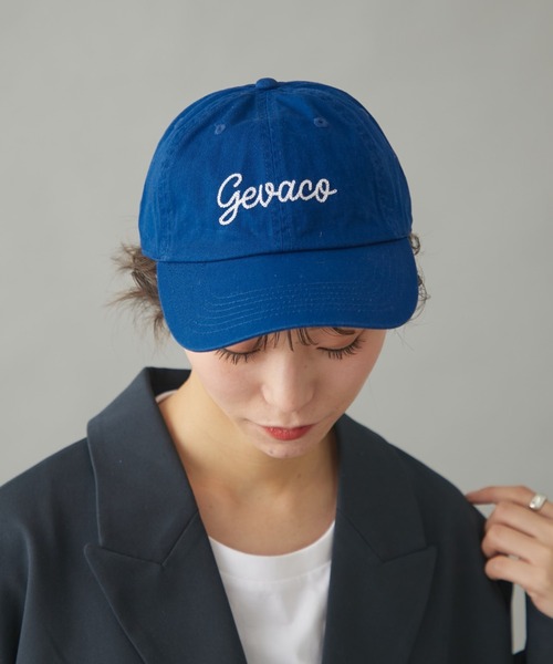 GEVACO（ゲバコ）の「【GEVACO】チェーン刺繍ロゴキャップ（キャップ・レディース・ベージュ/ブルー/ネイビー・ONE SIZE）」の22枚目の写真
