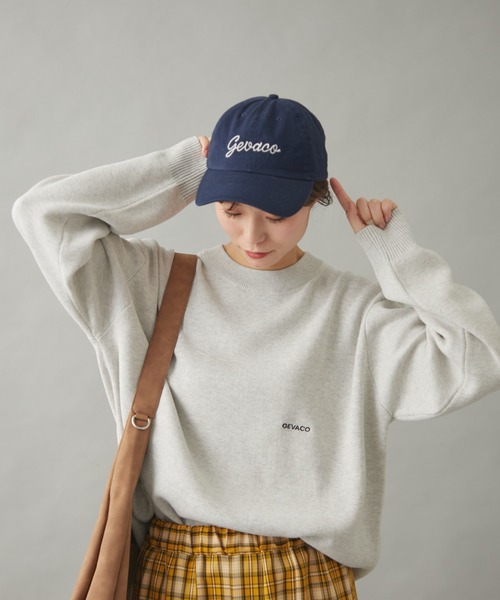 GEVACO（ゲバコ）の「【GEVACO】チェーン刺繍ロゴキャップ（キャップ・レディース・ベージュ/ブルー/ネイビー・ONE SIZE）」の19枚目の写真