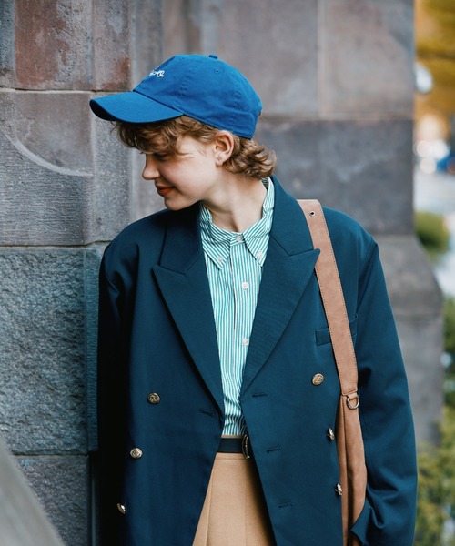 GEVACO（ゲバコ）の「【GEVACO】チェーン刺繍ロゴキャップ（キャップ・レディース・ベージュ/ブルー/ネイビー・ONE SIZE）」の12枚目の写真