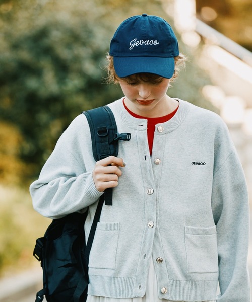 GEVACO（ゲバコ）の「【GEVACO】チェーン刺繍ロゴキャップ（キャップ・レディース・ベージュ/ブルー/ネイビー・ONE SIZE）」の9枚目の写真