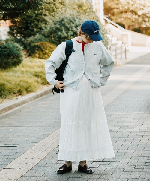 GEVACO（ゲバコ）の「【GEVACO】チェーン刺繍ロゴキャップ（キャップ・レディース・ベージュ/ブルー/ネイビー・ONE SIZE）」の10枚目の写真