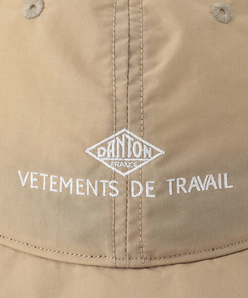 DANTON（ダントン）の「DANTON | ナイロン フラットバイザー 6Pキャップ（キャップ・レディース・ベージュ/ブラック/ピンク・F）」の10枚目の写真