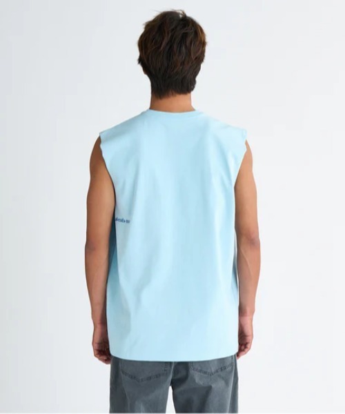 Quiksilver（クイックシルバー）の「GRADIENT SLY /クイックシルバーロゴプリントタンクトップ（タンクトップ・メンズ・ブラック/ホワイト/ミント/グリーン・X-LARGE/MEDIUM/LARGE）」の12枚目の写真
