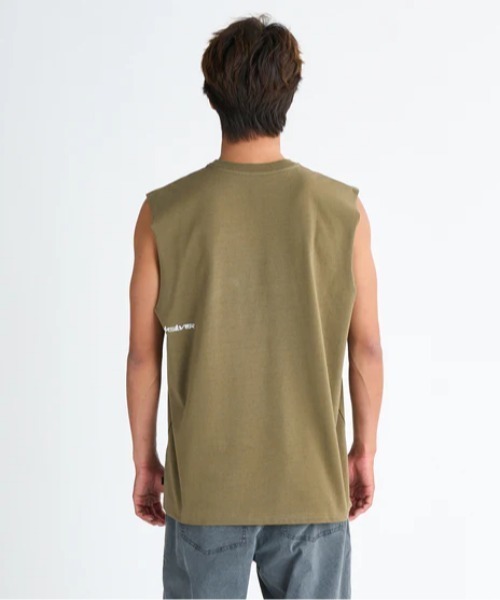 Quiksilver（クイックシルバー）の「GRADIENT SLY /クイックシルバーロゴプリントタンクトップ（タンクトップ・メンズ・ブラック/ホワイト/ミント/グリーン・X-LARGE/MEDIUM/LARGE）」の11枚目の写真