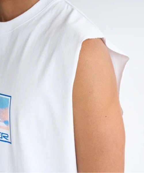 Quiksilver（クイックシルバー）の「GRADIENT SLY /クイックシルバーロゴプリントタンクトップ（タンクトップ・メンズ・ブラック/ホワイト/ミント/グリーン・X-LARGE/MEDIUM/LARGE）」の7枚目の写真