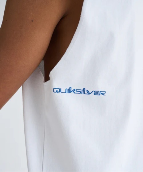 Quiksilver（クイックシルバー）の「GRADIENT SLY /クイックシルバーロゴプリントタンクトップ（タンクトップ・メンズ・ブラック/ホワイト/ミント/グリーン・X-LARGE/MEDIUM/LARGE）」の8枚目の写真